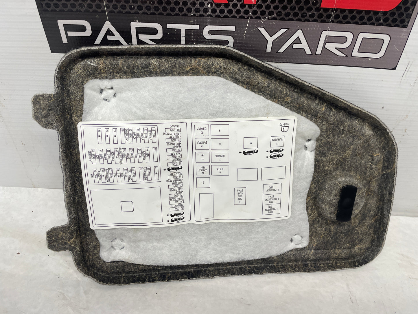 2013 Cadillac CTS-V Coupe Trunk Cargo Rear Interior Fuse Box Cover Door OEM - Day's Parts Yard
