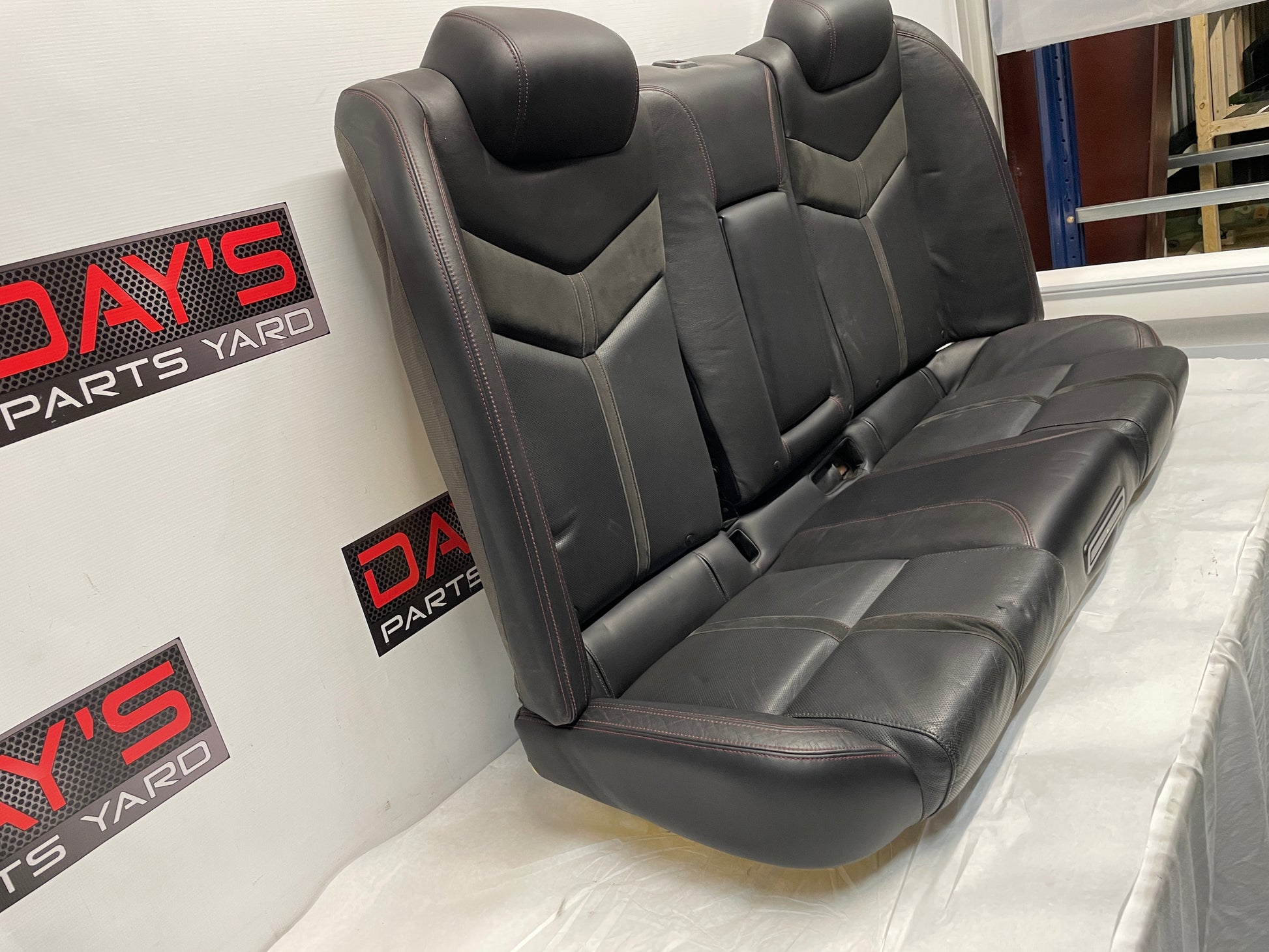 2014 Chevy SS Sedan Seats Fronts and Rears Black Leather Alcantara Suede OEM - Day's Parts Yard