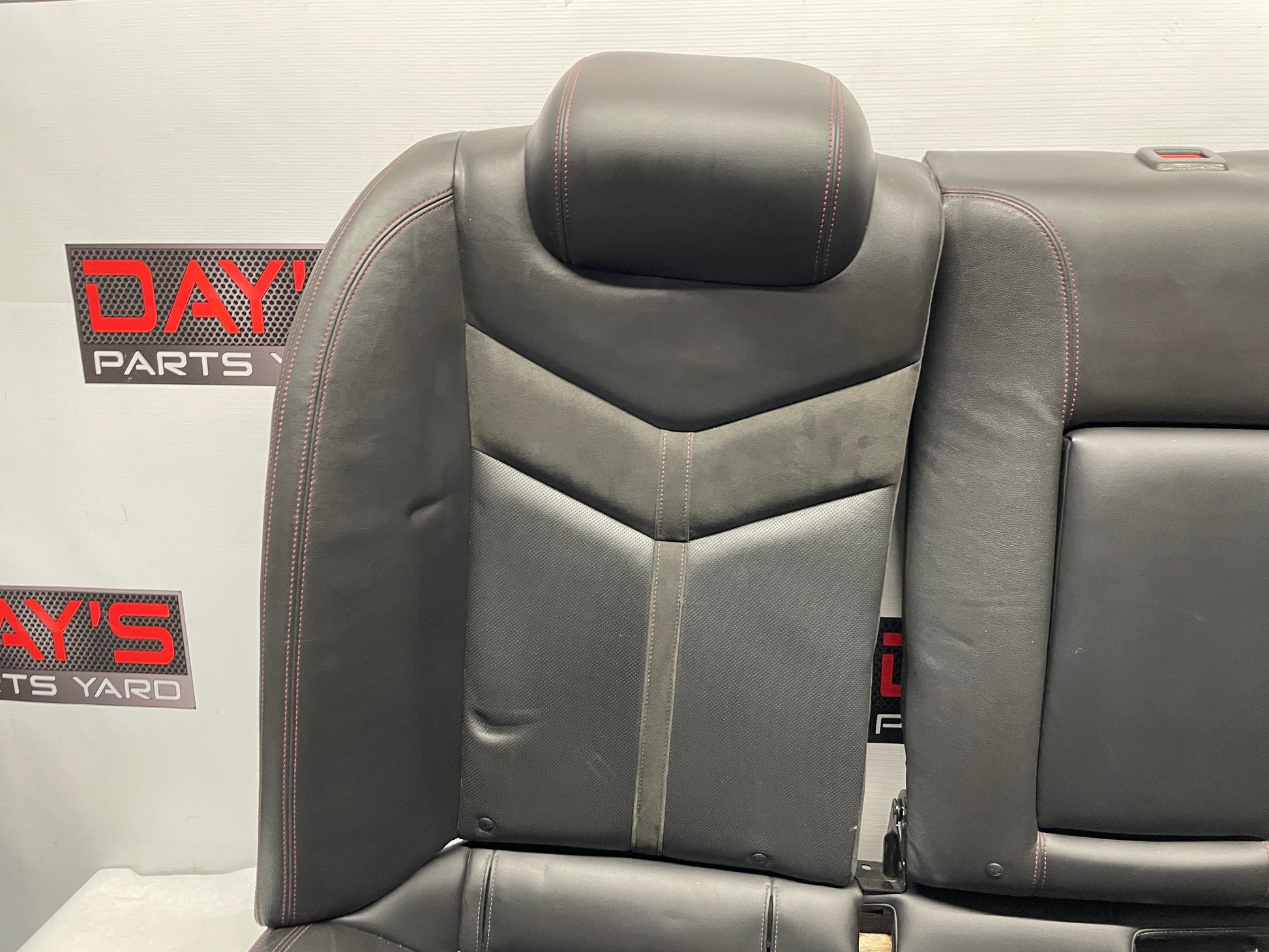 2014 Chevy SS Sedan Seats Fronts and Rears Black Leather Alcantara Suede OEM - Day's Parts Yard
