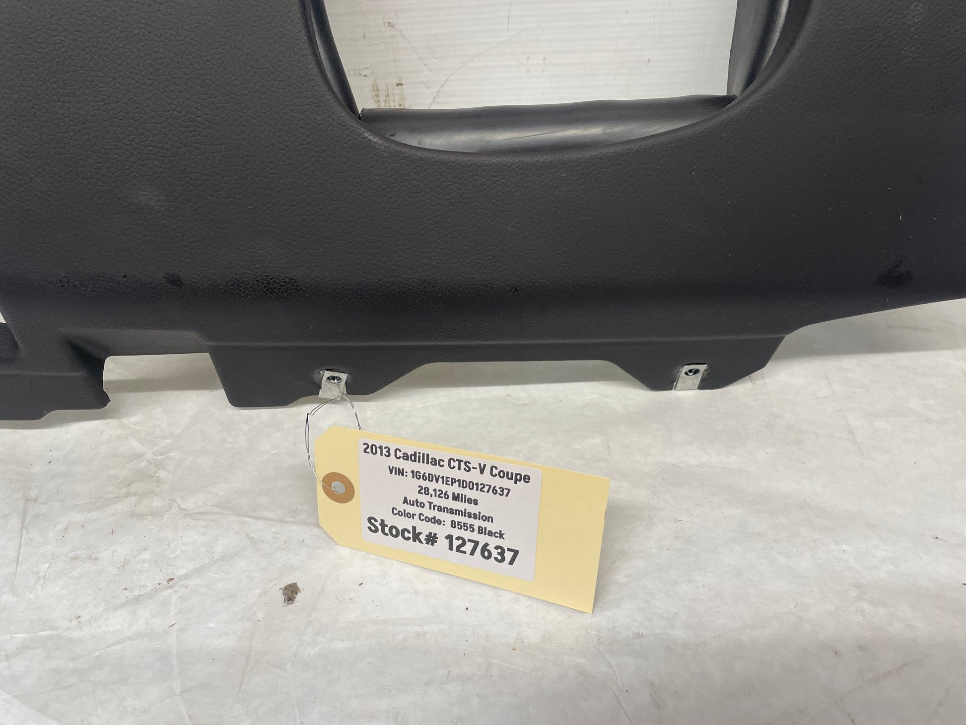 2013 Cadillac CTS-V Coupe LH Driver Lower Dash Knee Bolster  Ebony OEM - Day's Parts Yard
