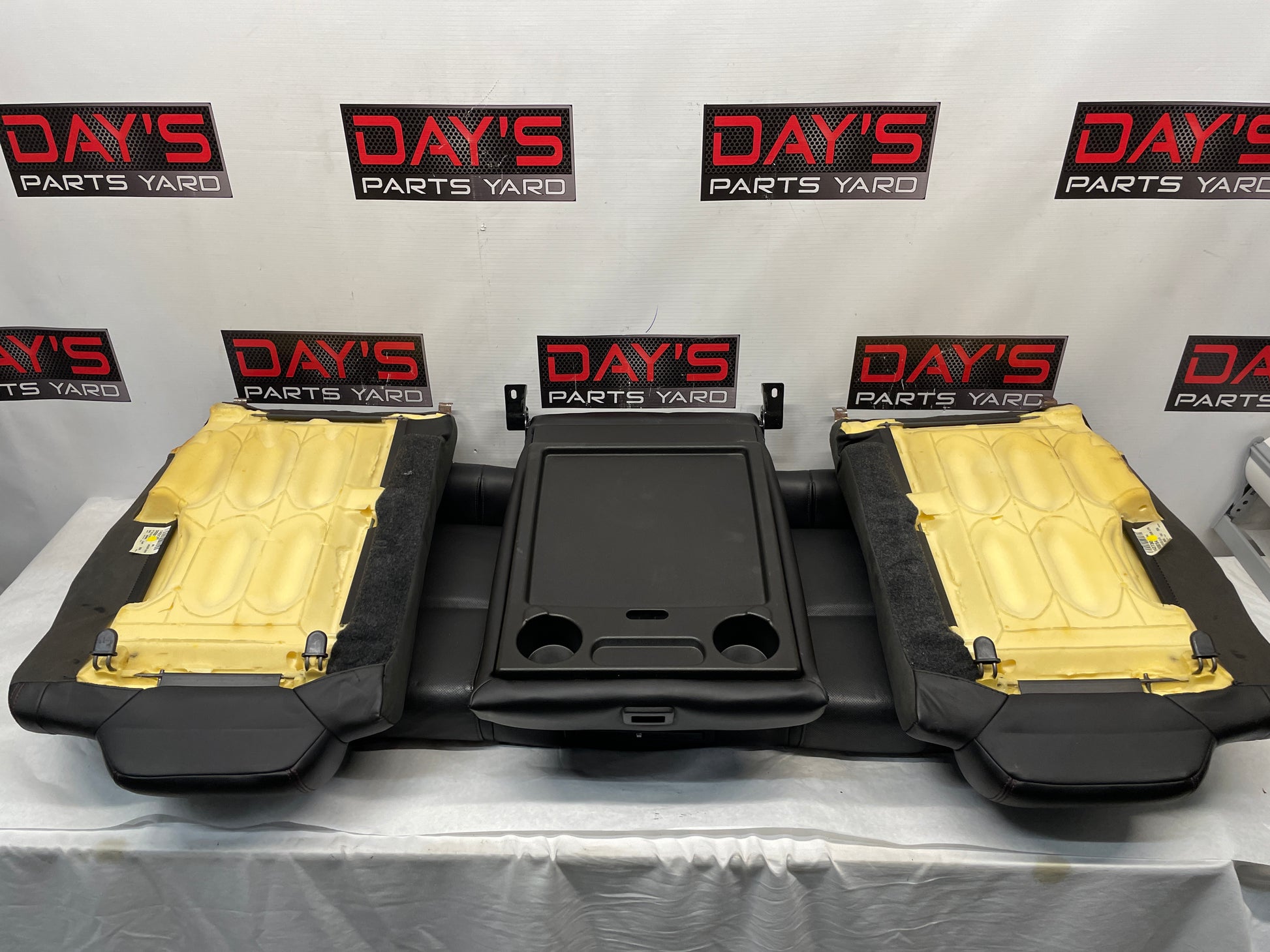 2014 Chevy SS Sedan Seats Fronts and Rears Black Leather Alcantara Suede OEM - Day's Parts Yard