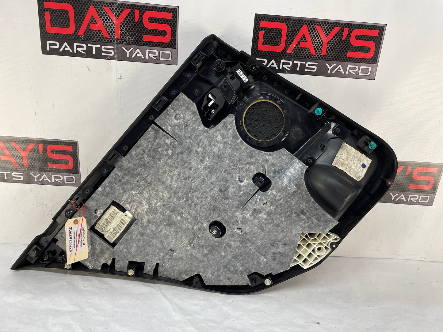2009 Pontiac G8 RH Passenger  Rear Interior Door Panel Trim OEM - Day's Parts Yard