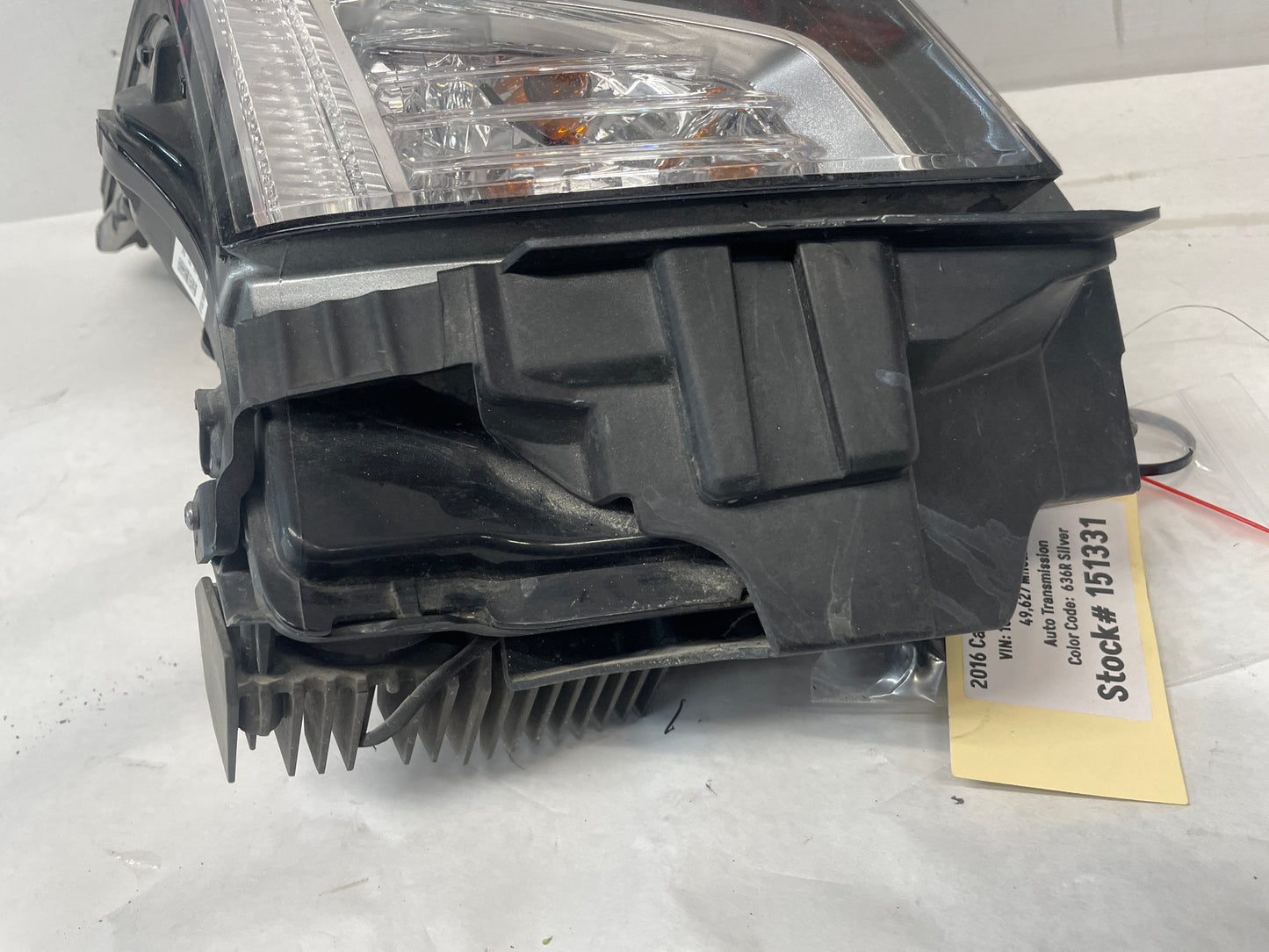 2016 Cadillac ATS-V RH Passenger Head Light Headlight Lamp OEM - Day's Parts Yard