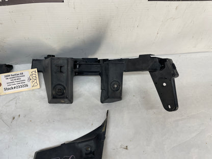 2009 Pontiac G8 Complete Rear Bumper Brackets Mounts Supports Guides Set OEM - Day's Parts Yard