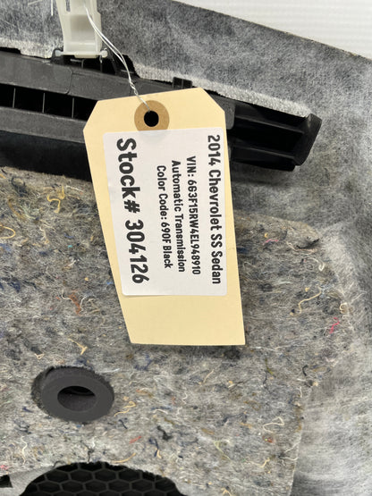 2014 Chevy SS Sedan Rear Interior Package Deck Tray Parcel Shelf Trim Cover OEM - Day's Parts Yard
