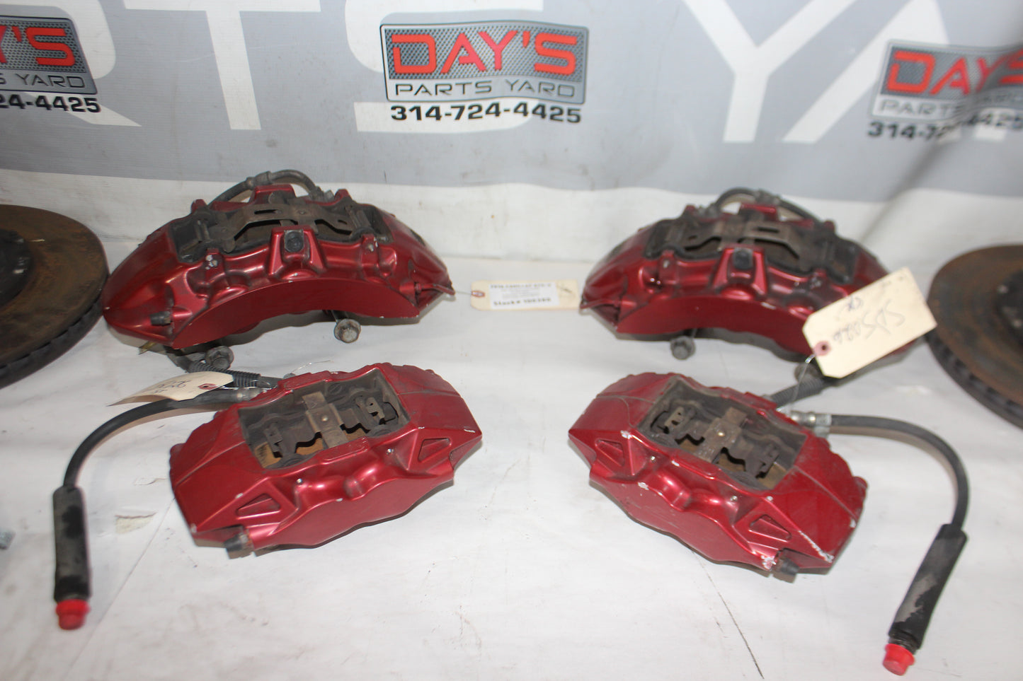 2016 Cadillac ATS-V Brembo Brake Calipers & Rotors Front & Rear OEM