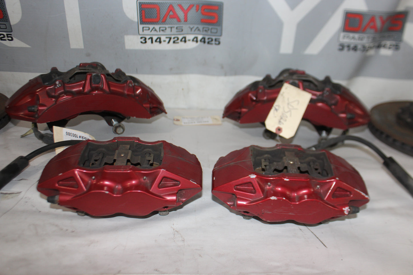 2016 Cadillac ATS-V Brembo Brake Calipers & Rotors Front & Rear OEM