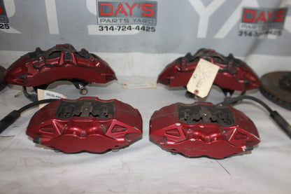 2016 Cadillac ATS-V Brembo Brake Calipers & Rotors Front & Rear OEM