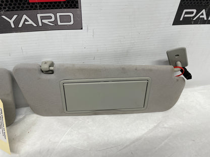 2014 Chevy SS Sedan RH & LH Sun Visor Sunvisor Shade Set w/ Clips OEM - Day's Parts Yard