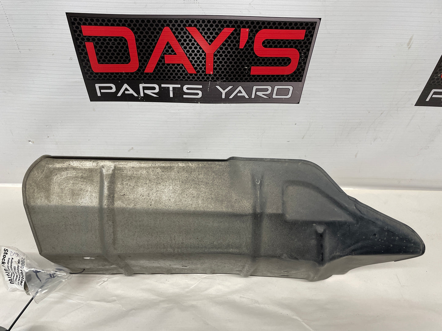 2005 Pontiac GTO LH Driver Exhaust Muffler Heat Shield OEM