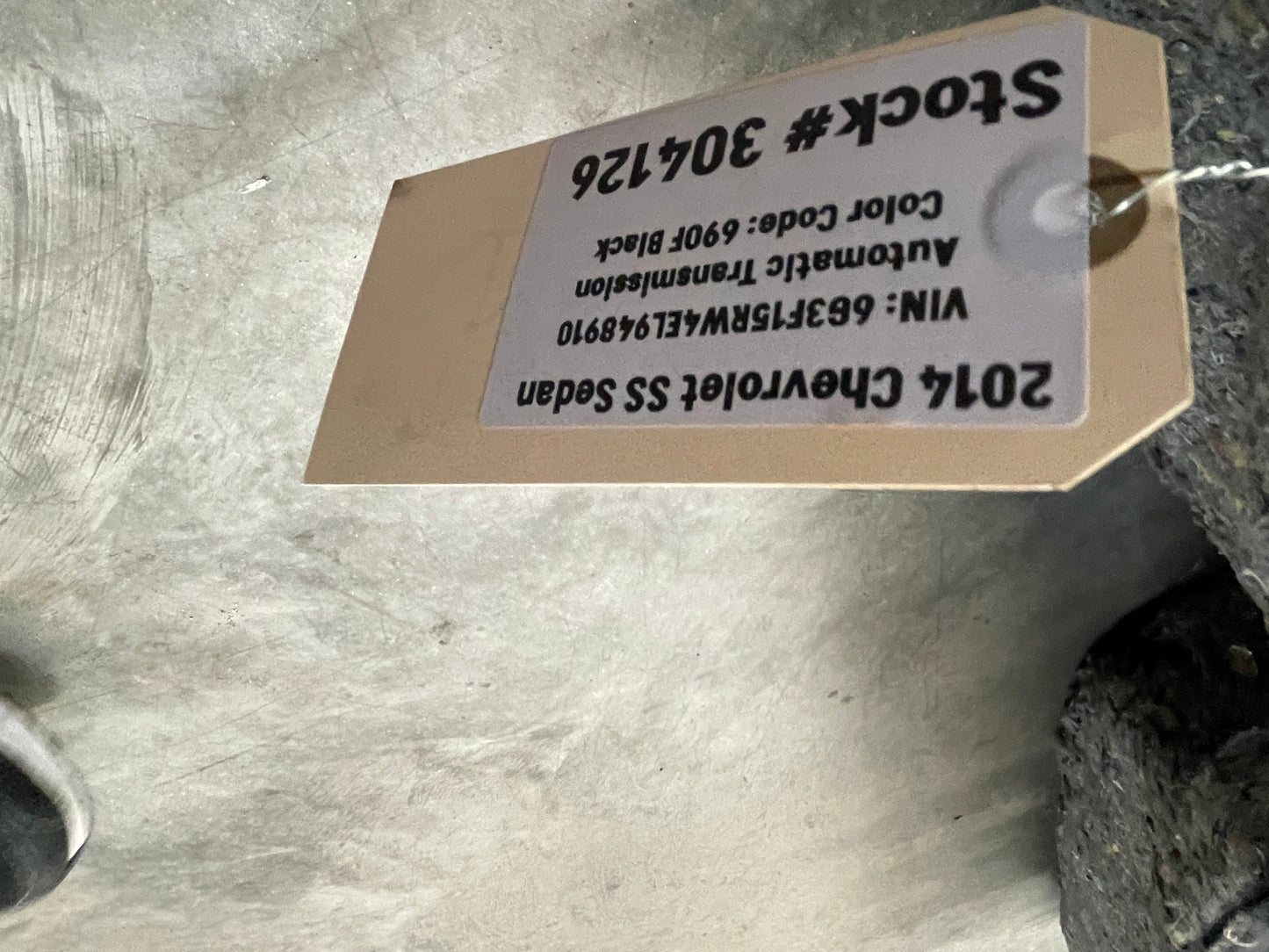 2014 Chevy SS Sedan Complete Floor Panel Carpet OEM - Day's Parts Yard