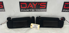 2013 Cadillac CTS-V Coupe Black RH & LH Sunvisor Sun Visor Set w/ Clips OEM - Day's Parts Yard