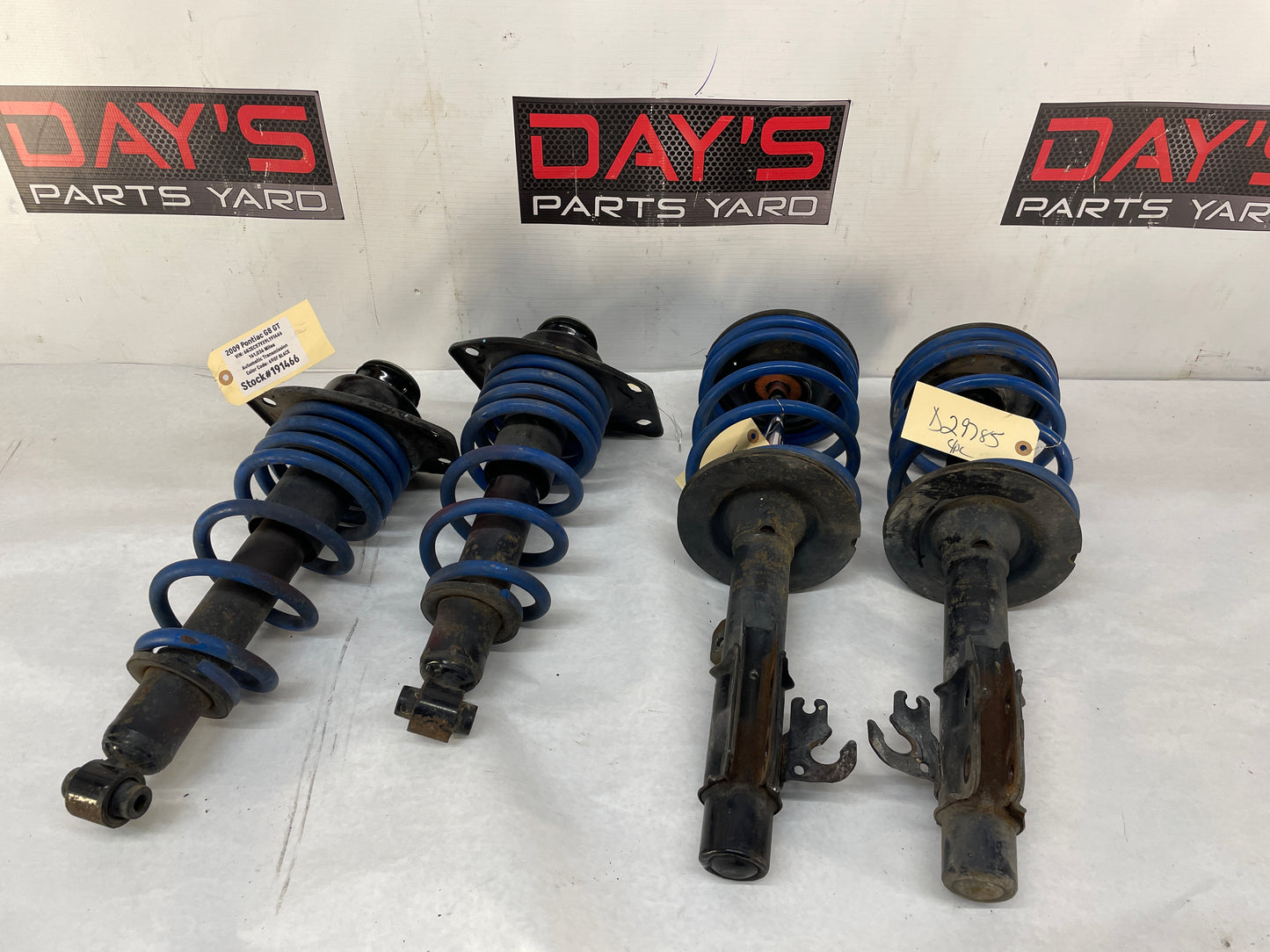 2009 Pontiac G8 GT H&R Front and Rear Strut - Day's Parts Yard