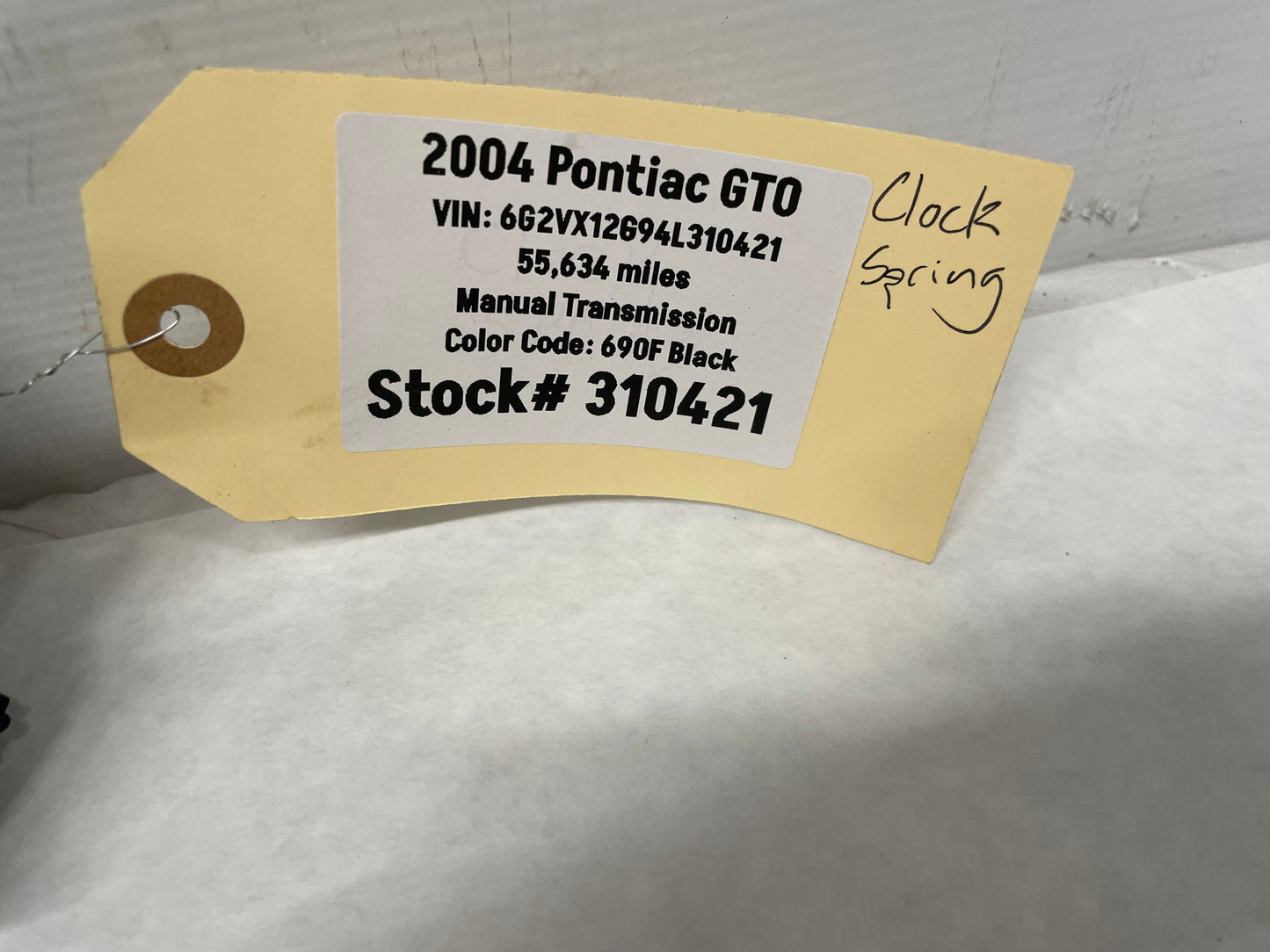 2004 Pontiac GTO Steering Wheel Clock Spring Coil OEM