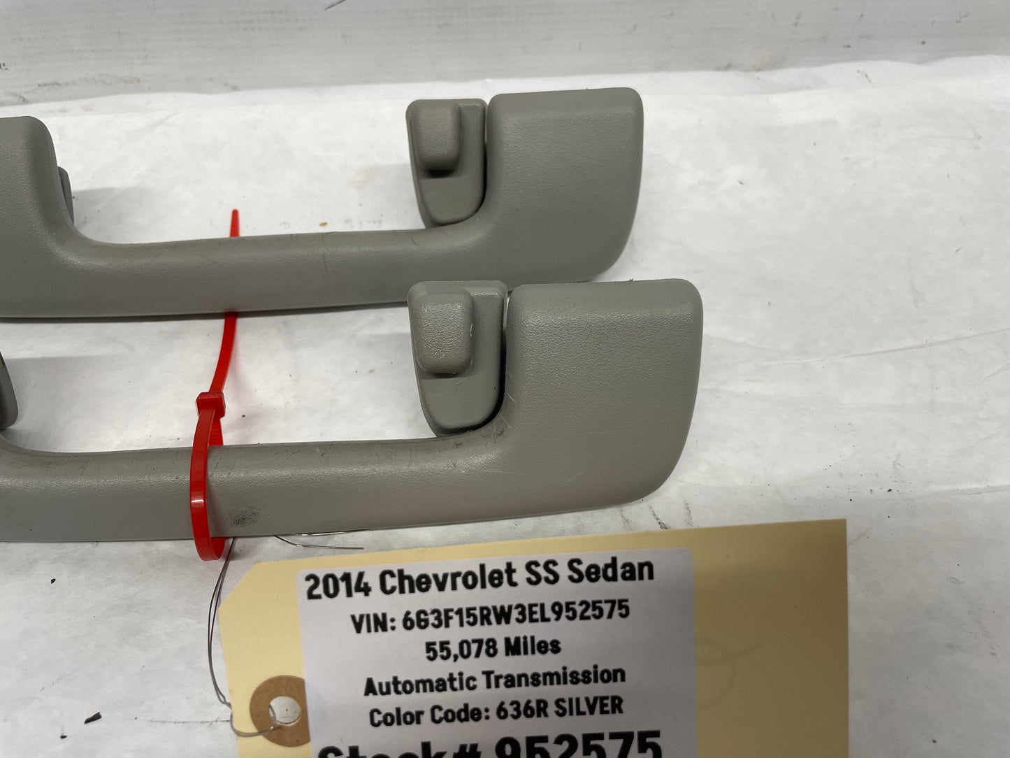 2014 Chevy SS Sedan RH & LH Grab Bars Grip Assist Handles OEM - Day's Parts Yard