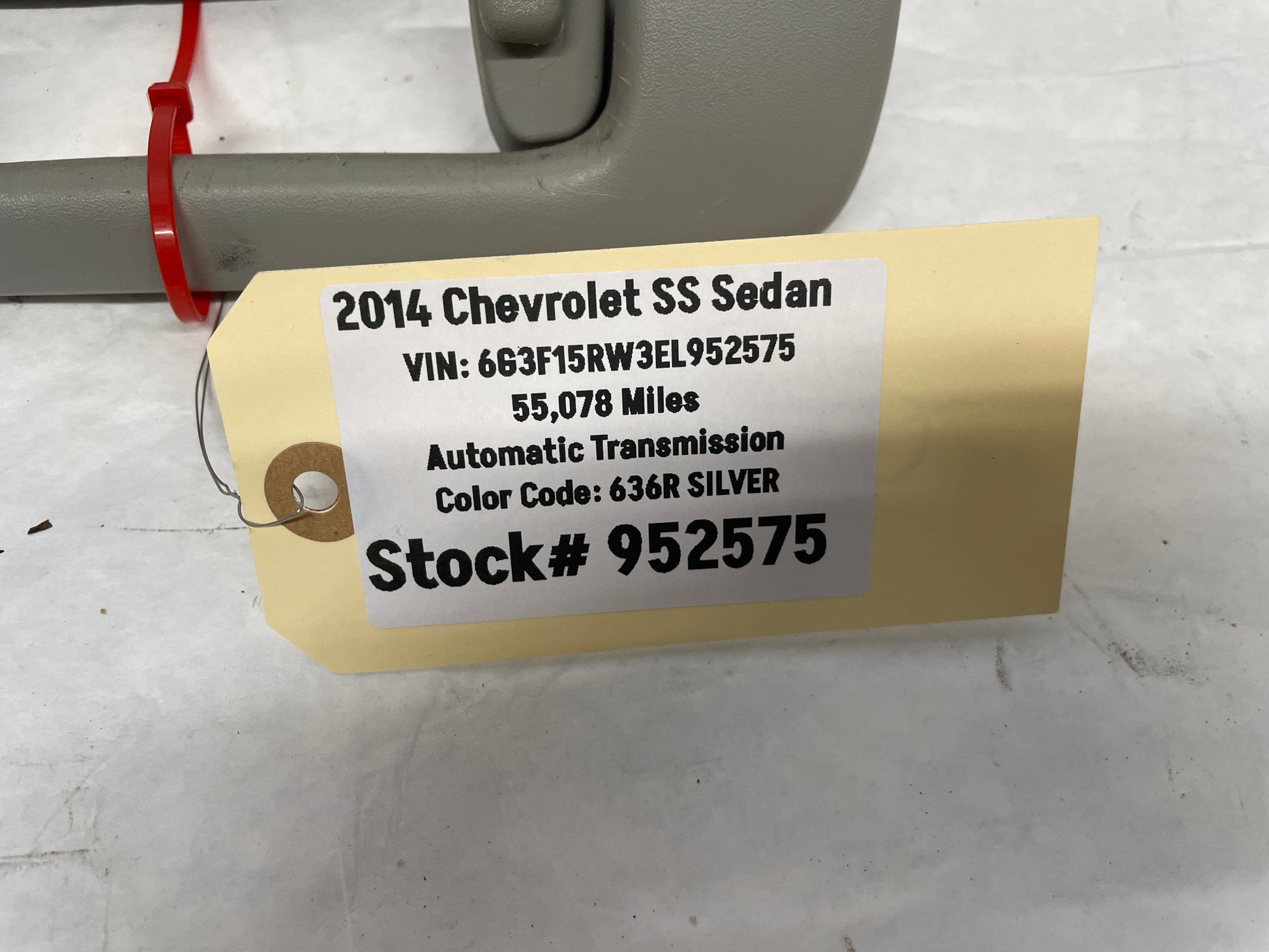 2014 Chevy SS Sedan RH & LH Grab Bars Grip Assist Handles OEM - Day's Parts Yard