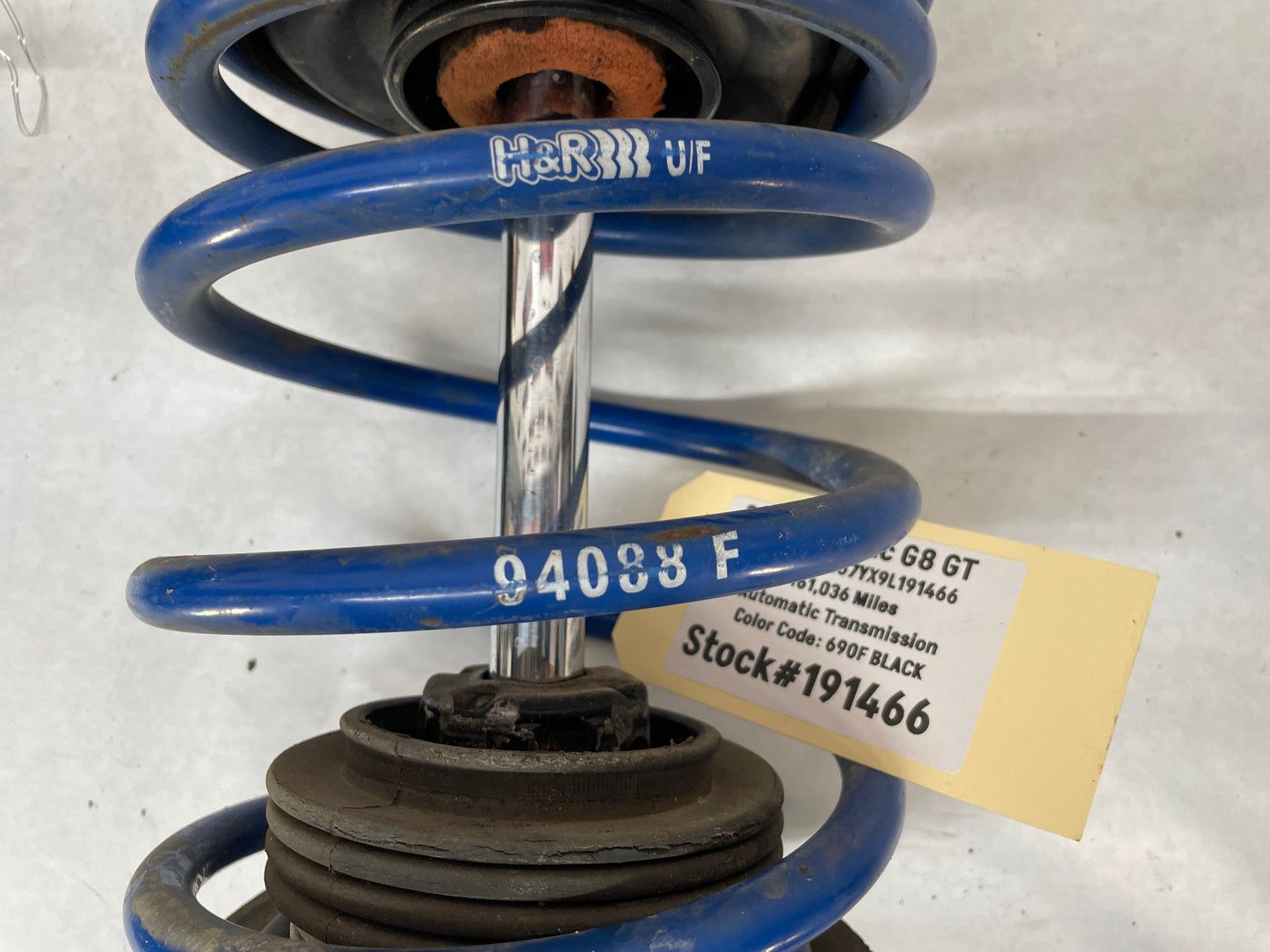 2009 Pontiac G8 GT H&R Front and Rear Strut - Day's Parts Yard