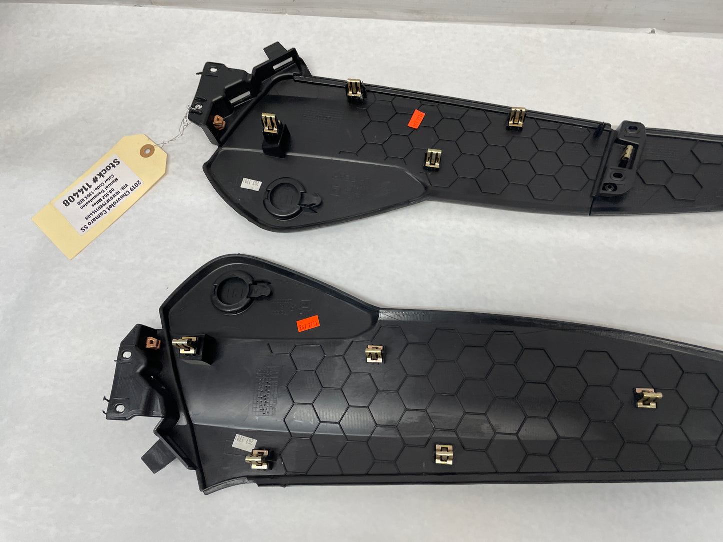 2019 Chevy Camaro SS RH & LH Center Console Side Trim Panels OEM