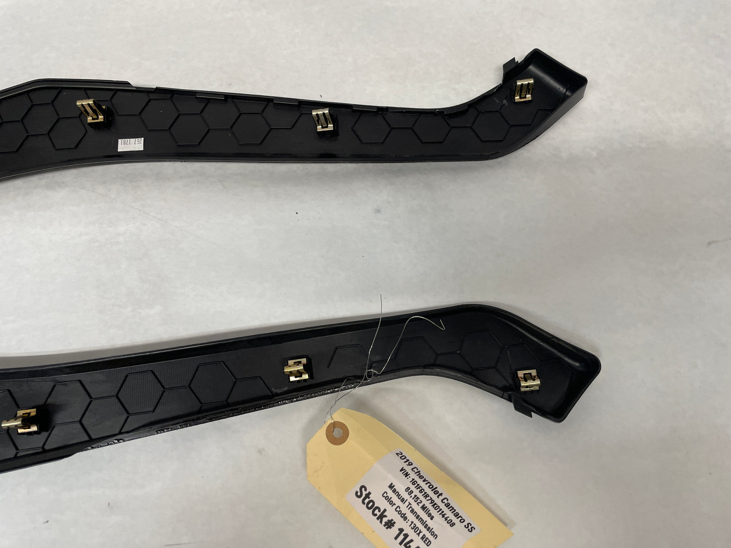 2019 Chevy Camaro SS RH & LH Center Console Side Trim Panels OEM