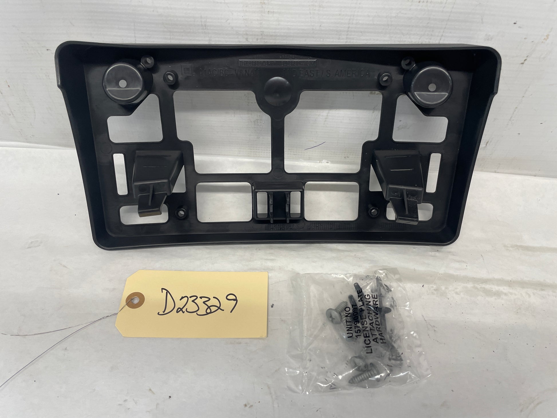 2018 Chevy Camaro SS License Plate Bracket OEM - Day's Parts Yard