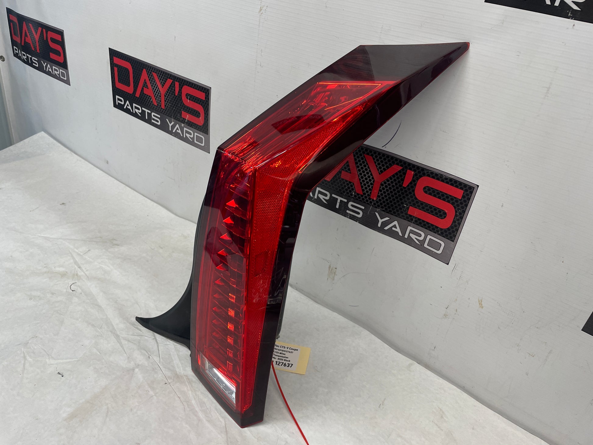 2013 Cadillac CTS-V Coupe RH Passenger Tail Light Taillight Stop Lamp OEM - Day's Parts Yard