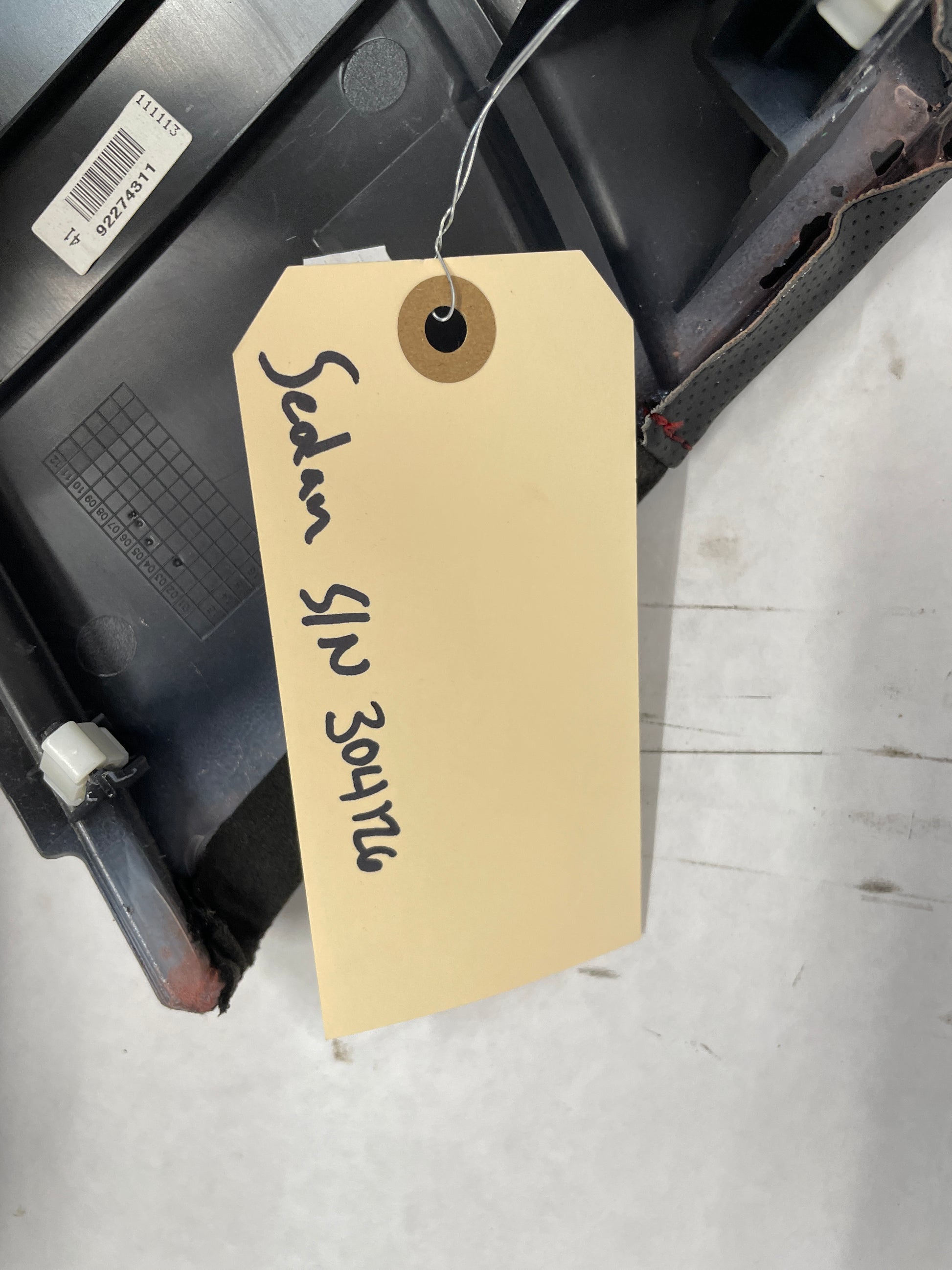 2014 Chevy SS Sedan RH Passenger Black Suede Dash Trim Panel Insert OEM - Day's Parts Yard