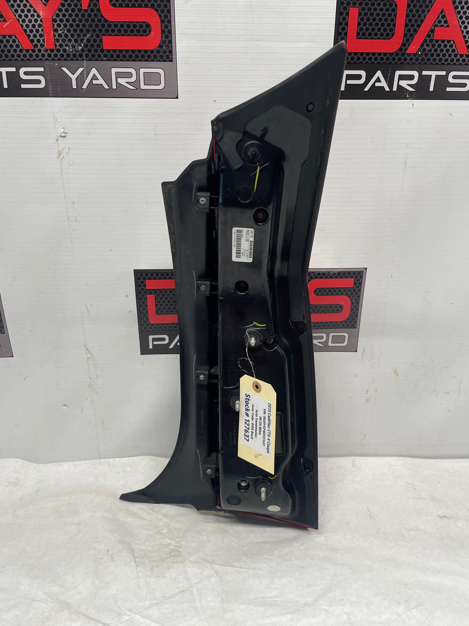 2013 Cadillac CTS-V Coupe LH Driver Tail Light Taillight Stop Lamp OEM - Day's Parts Yard