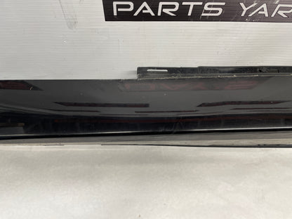 2009 Pontiac G8 LH Driver Rocker Molding Side Skirt Panel Black OEM