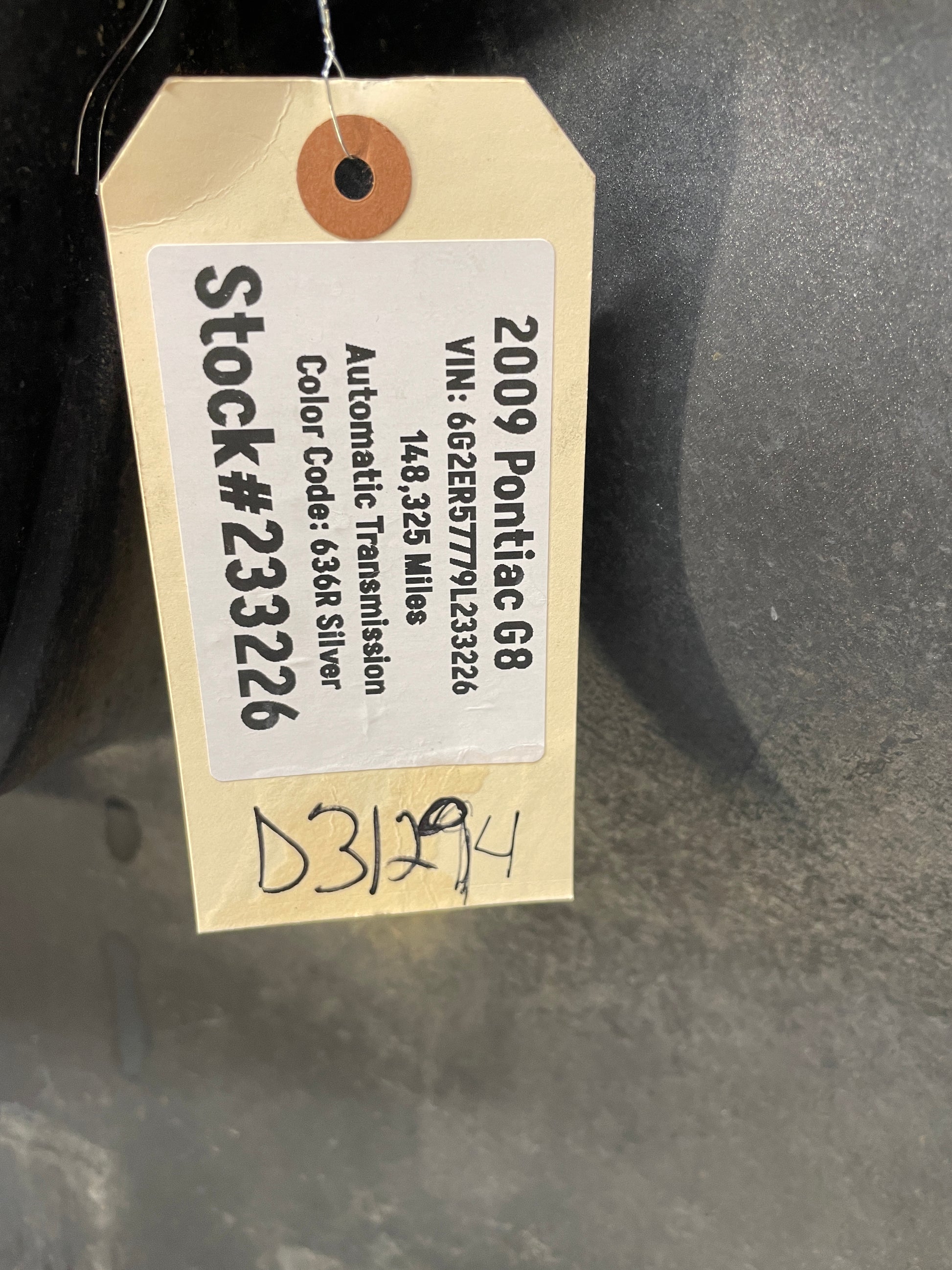 2009 Pontiac G8 Rear Bumper Cover w/ Valance Black OEM - Day's Parts Yard