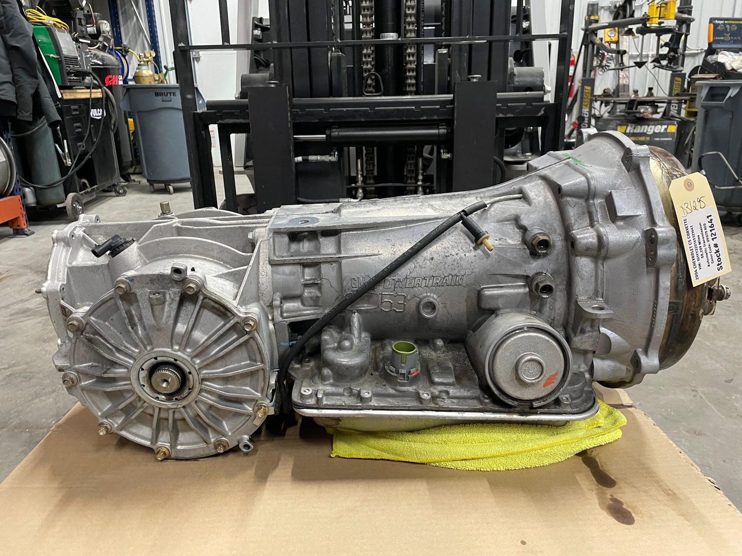 2004 Chevy C5 Corvette Automatic Transmission w/Diff OEM Damaged - Day's Parts Yard