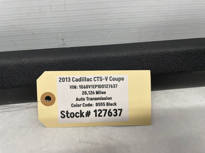 2013 Cadillac CTS-V Coupe Front LH Driver Side Door Sill Trim Plate Ebony OEM - Day's Parts Yard