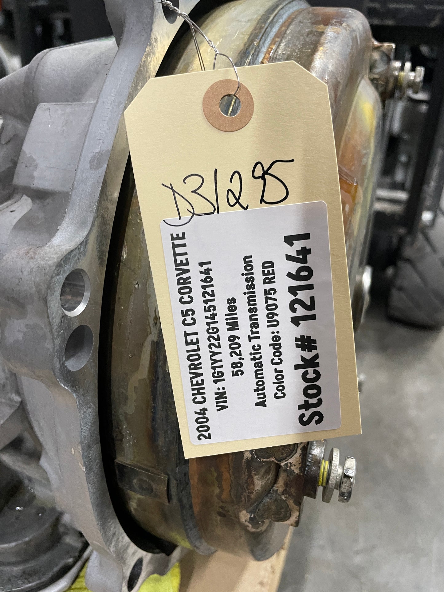 2004 Chevy C5 Corvette Automatic Transmission w/Diff OEM Damaged - Day's Parts Yard