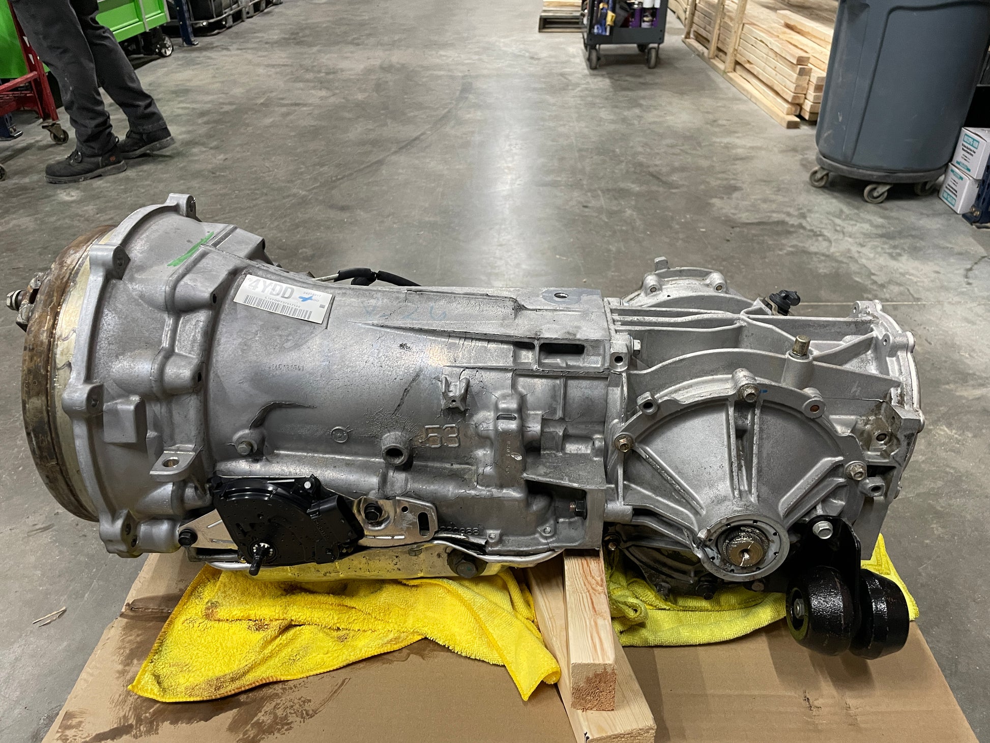 2004 Chevy C5 Corvette Automatic Transmission w/Diff OEM Damaged - Day's Parts Yard