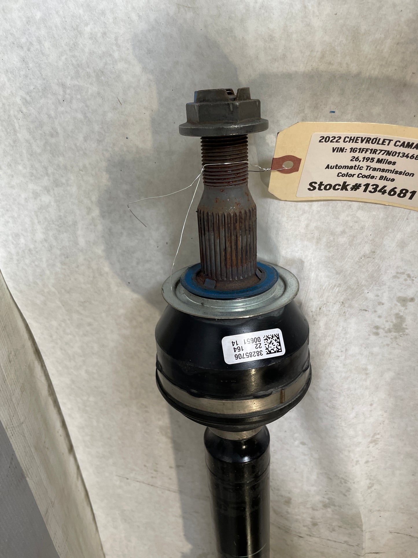 2022 Chevy Camaro SS LH Driver CV Axle Half Shaft OEM
