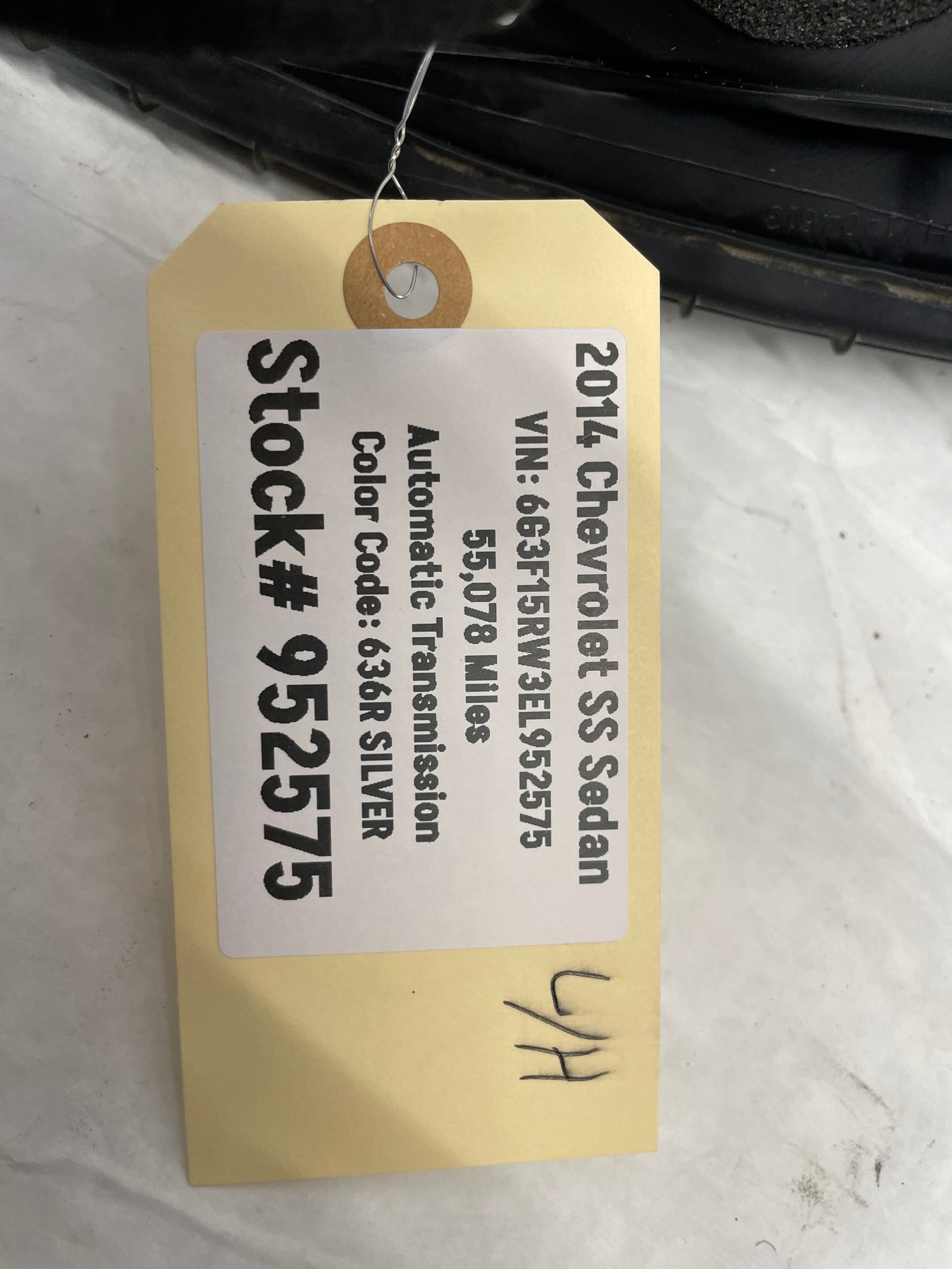 2014 Chevy SS Sedan LH Driver Exterior Out Side Mirror OEM - Day's Parts Yard