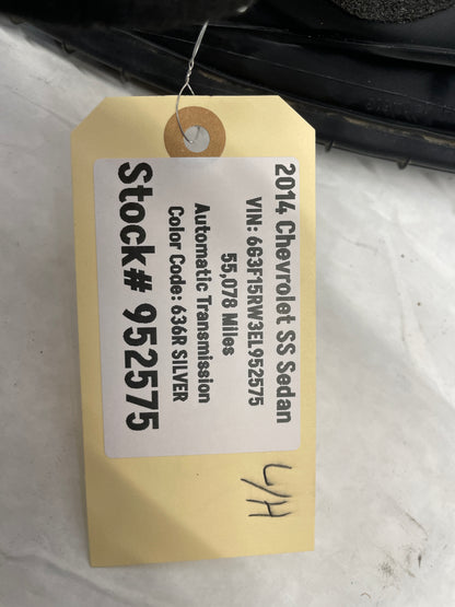 2014 Chevy SS Sedan LH Driver Exterior Out Side Mirror OEM - Day's Parts Yard