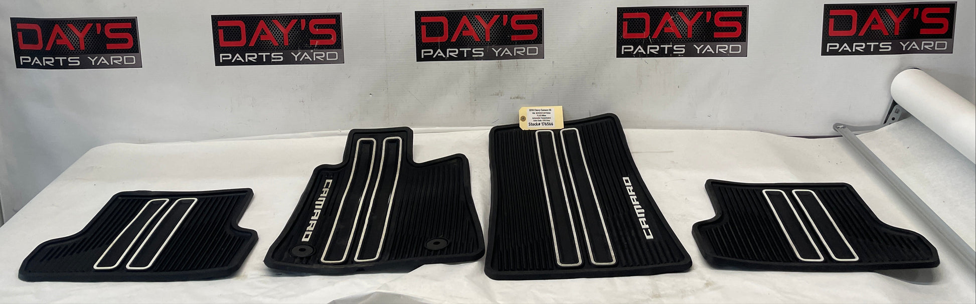 2018 Chevy Camaro SS Front and Rear Premium All Weather Floor Mats - Day's Parts Yard