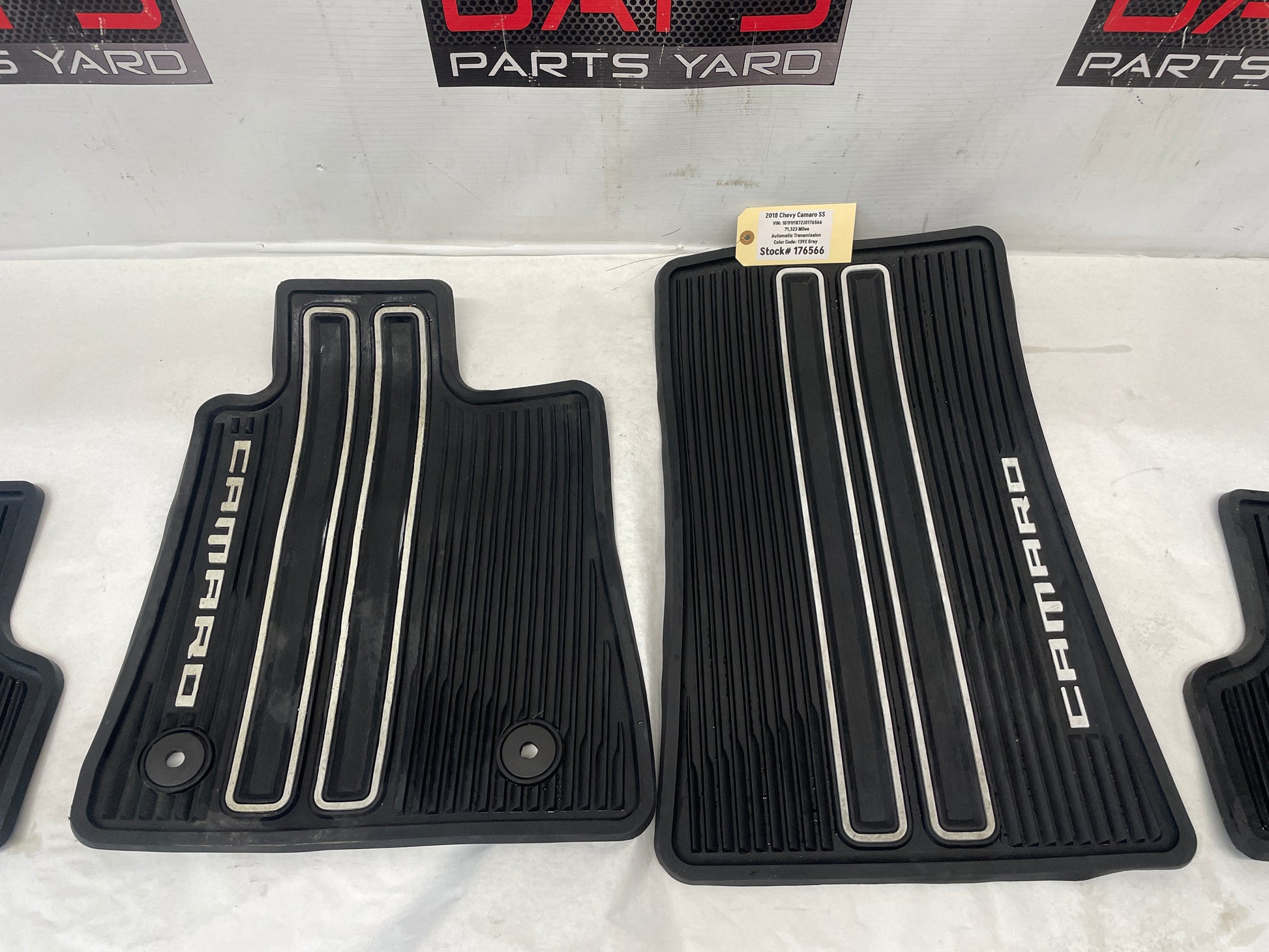 2018 Chevy Camaro SS Front and Rear Premium All Weather Floor Mats - Day's Parts Yard