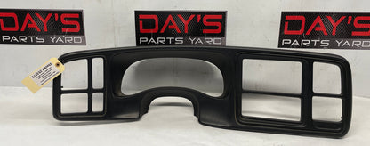 2006 Chevy Silverado C2500 Gray Instrument Cluster Dash Trim Bezel OEM - Day's Parts Yard