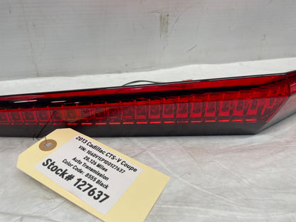 2013 Cadillac CTS-V Coupe Trunk Deck Lid 3rd Third Brake Tail Light OEM - Day's Parts Yard