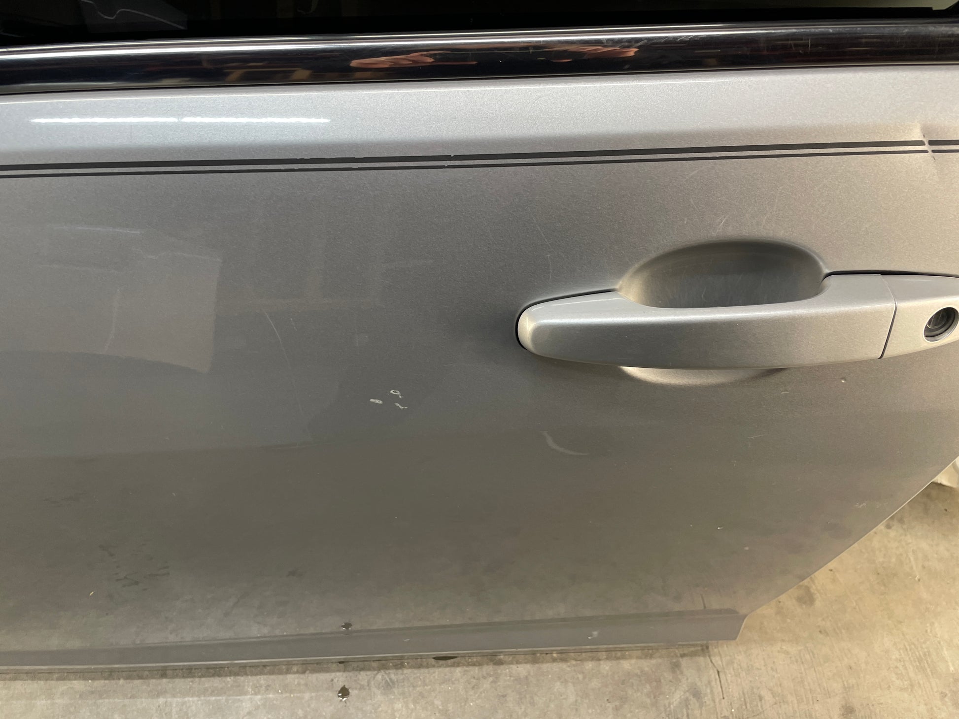 2009 Pontiac G8 LH Driver Front Exterior Door Silver OEM - Day's Parts Yard