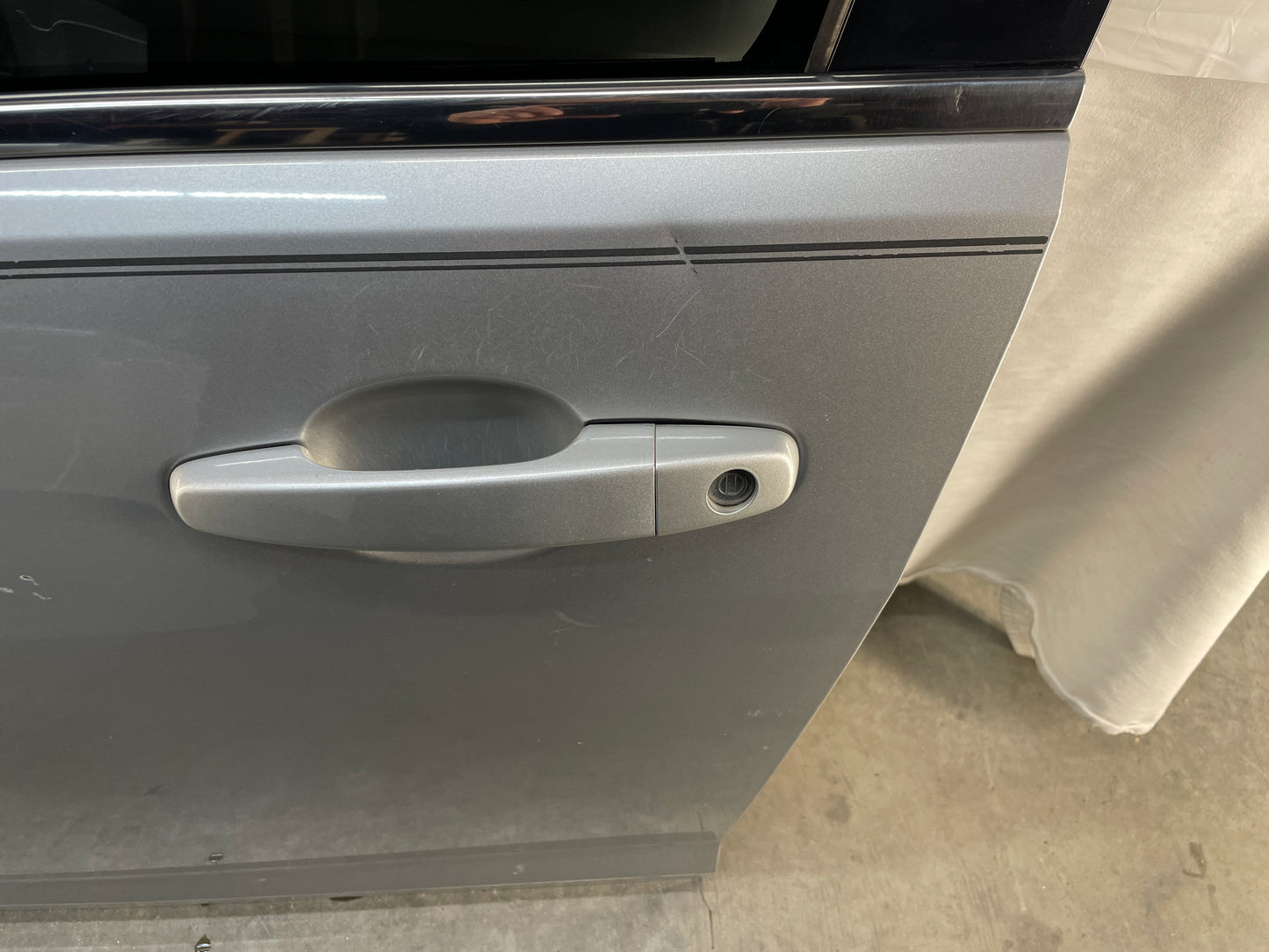 2009 Pontiac G8 LH Driver Front Exterior Door Silver OEM - Day's Parts Yard