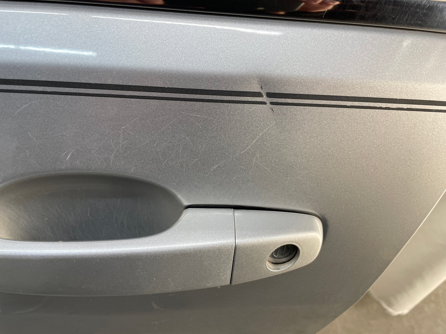 2009 Pontiac G8 LH Driver Front Exterior Door Silver OEM - Day's Parts Yard