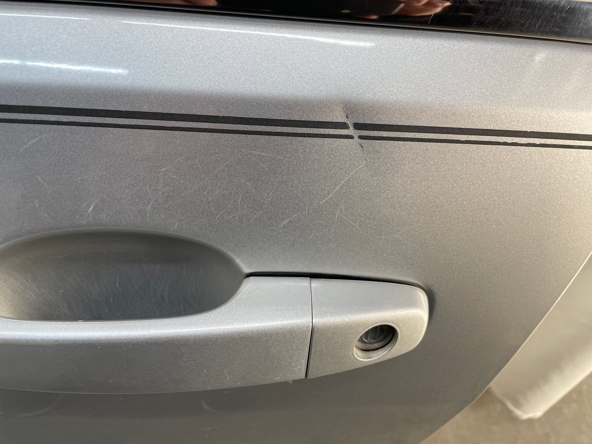 2009 Pontiac G8 LH Driver Front Exterior Door Silver OEM - Day's Parts Yard