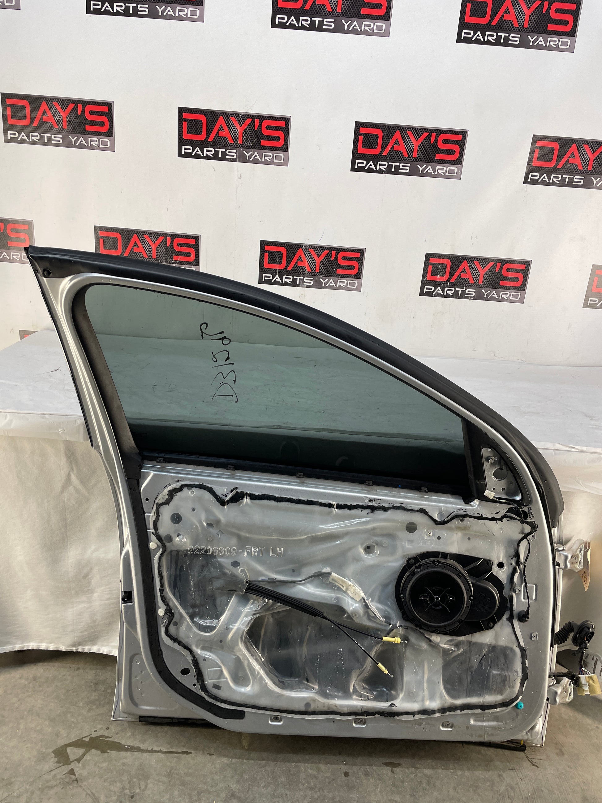 2009 Pontiac G8 LH Driver Front Exterior Door Silver OEM - Day's Parts Yard