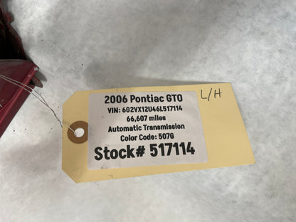 2006 Pontiac GTO LH Driver Rocker Molding Side Skirt Trim Panel OEM