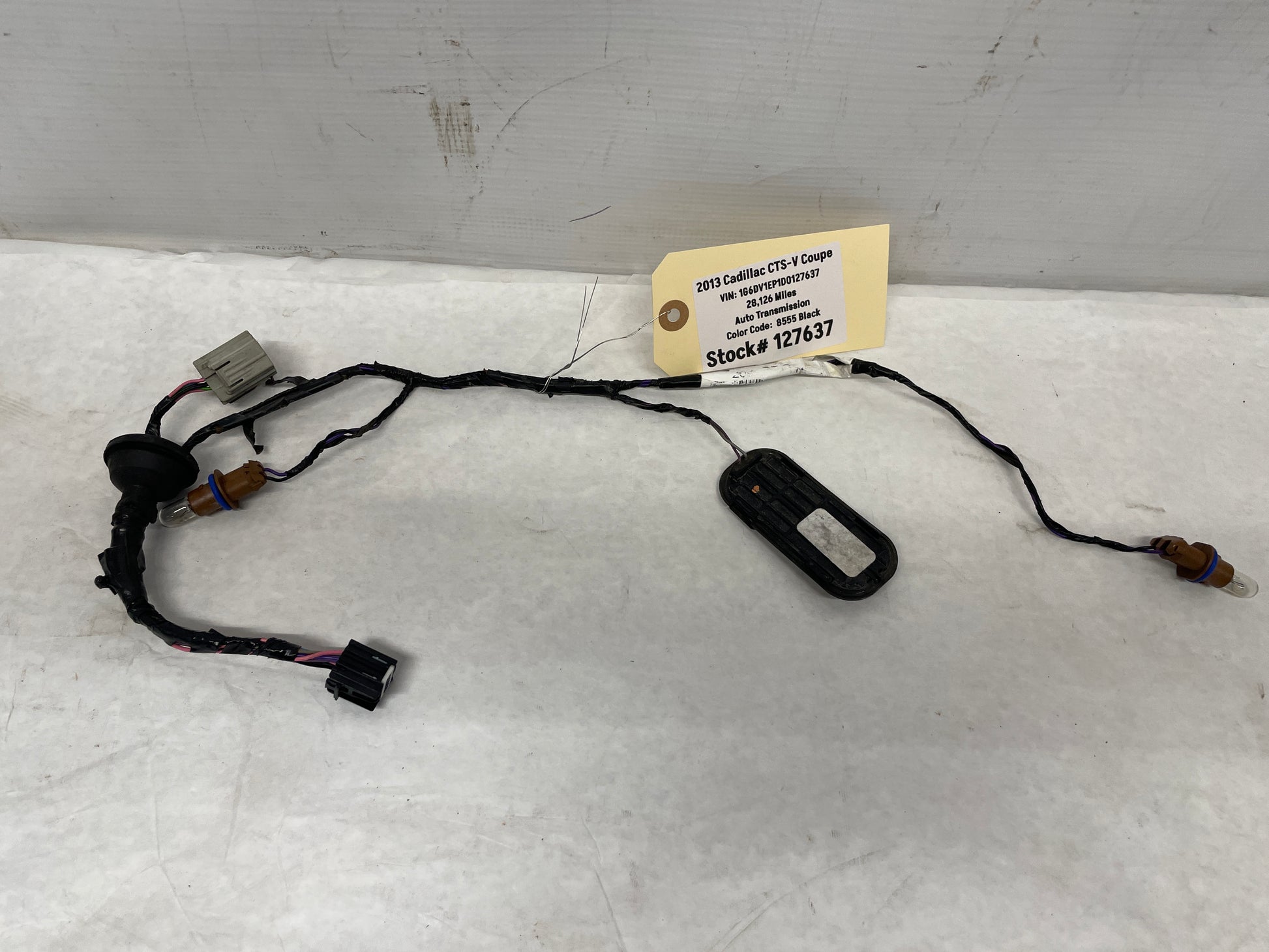 2013 Cadillac CTS-V Coupe Trunk Wire Wiring Harness OEM ??? - Day's Parts Yard