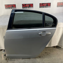 2009 Pontiac G8 LH Driver Rear Exterior Door Silver OEM - Day's Parts Yard