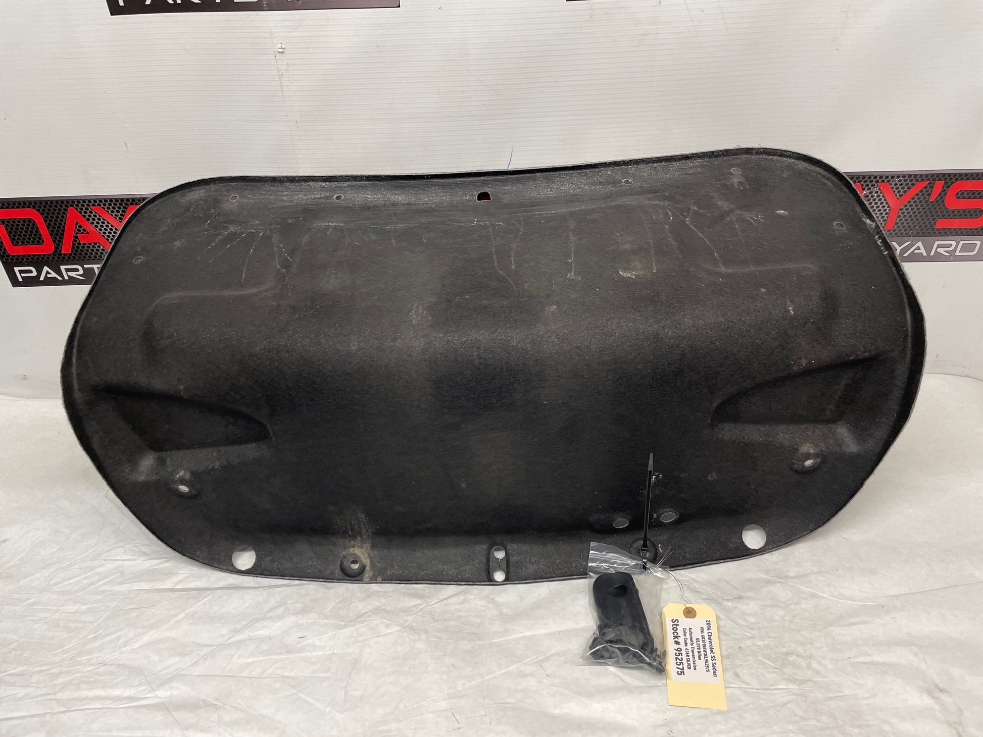 2014 Chevy SS Sedan Trunk Deck Lid Liner Carpet Felt OEM - Day's Parts Yard