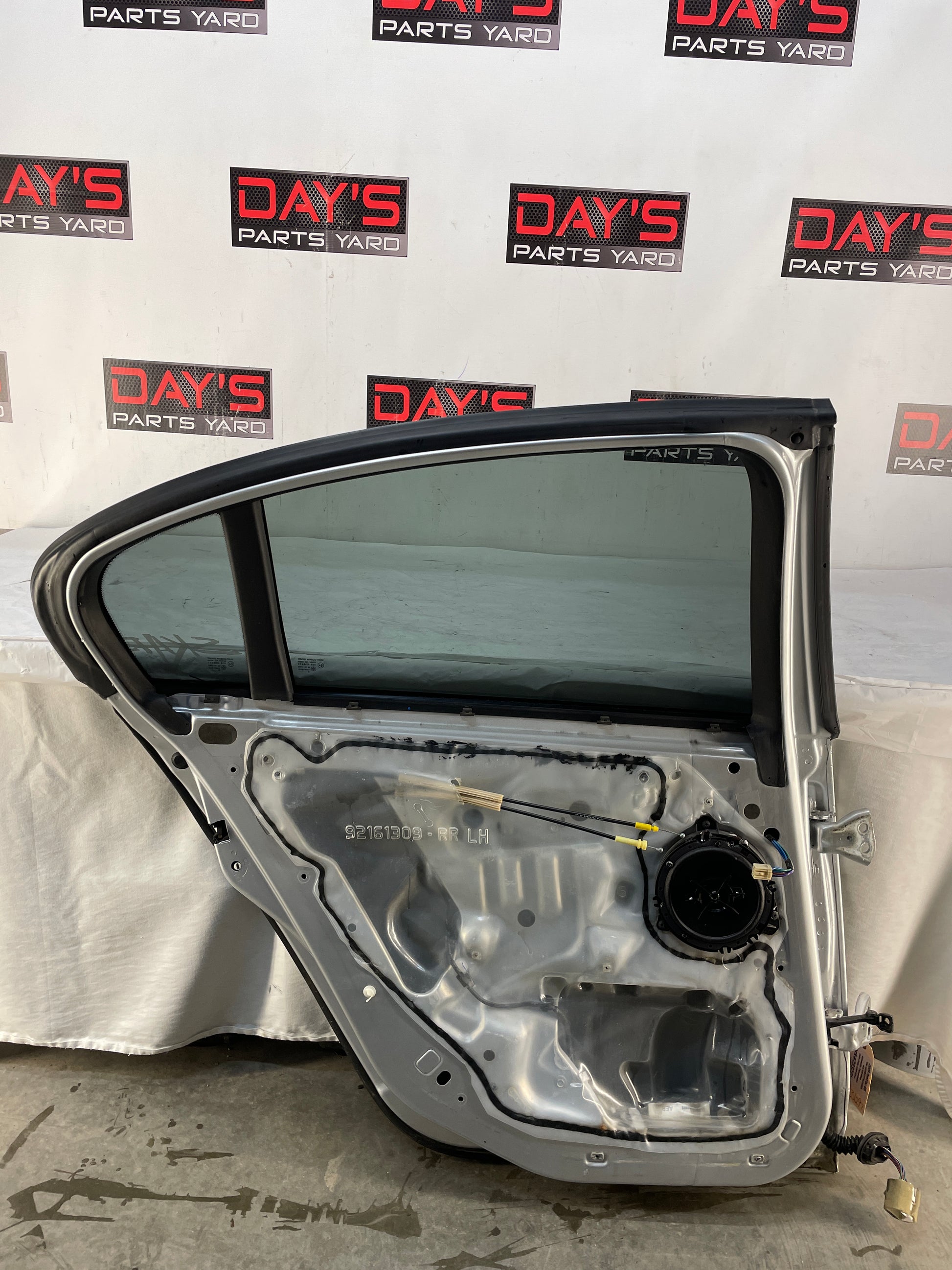2009 Pontiac G8 LH Driver Rear Exterior Door Silver OEM - Day's Parts Yard